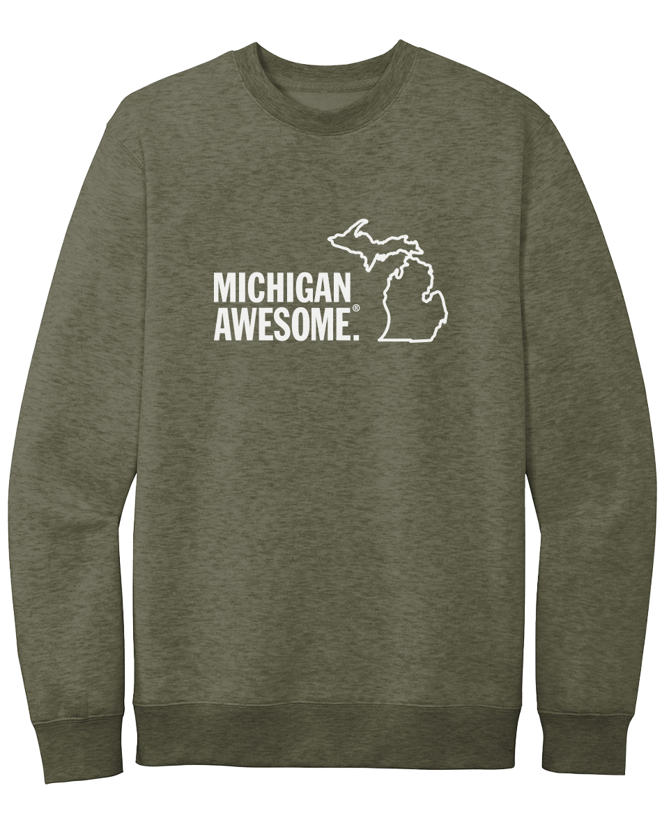 Michigan Awesome Crewneck Sweatshirt