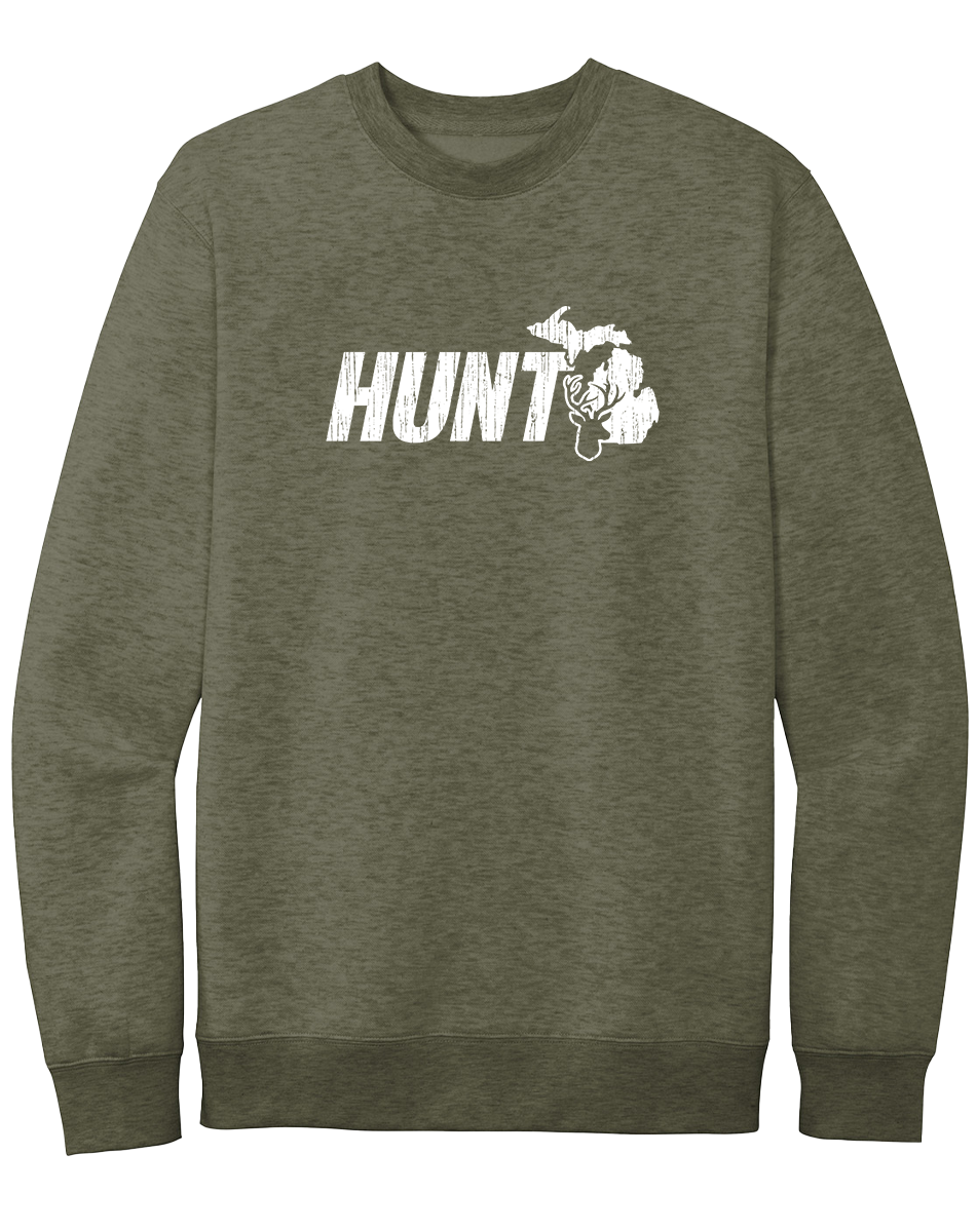 Hunt Michigan Crewneck Sweatshirt