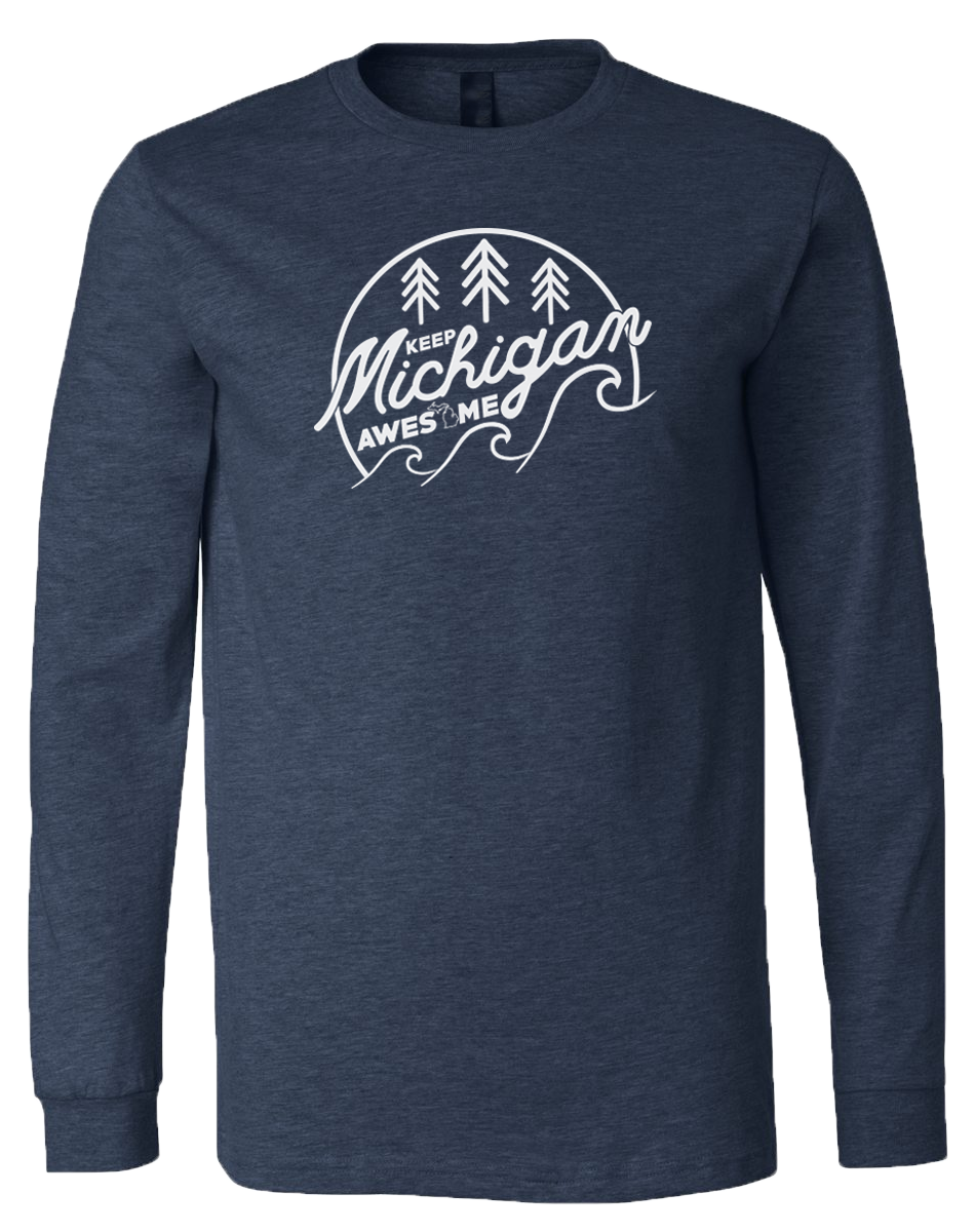 Keep Michigan Awesome Long Sleeve T-Shirt