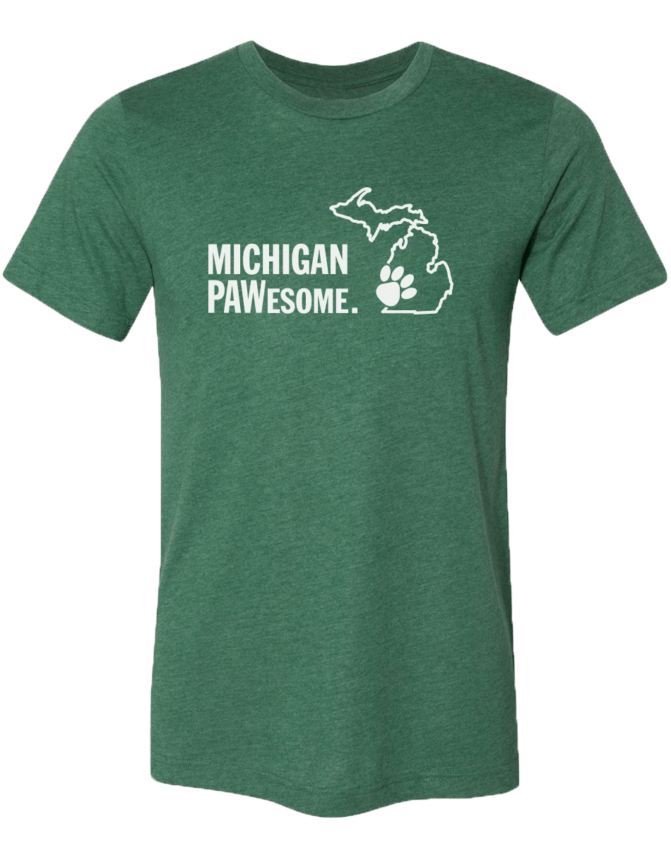 Michigan PAWesome Unisex T-Shirt