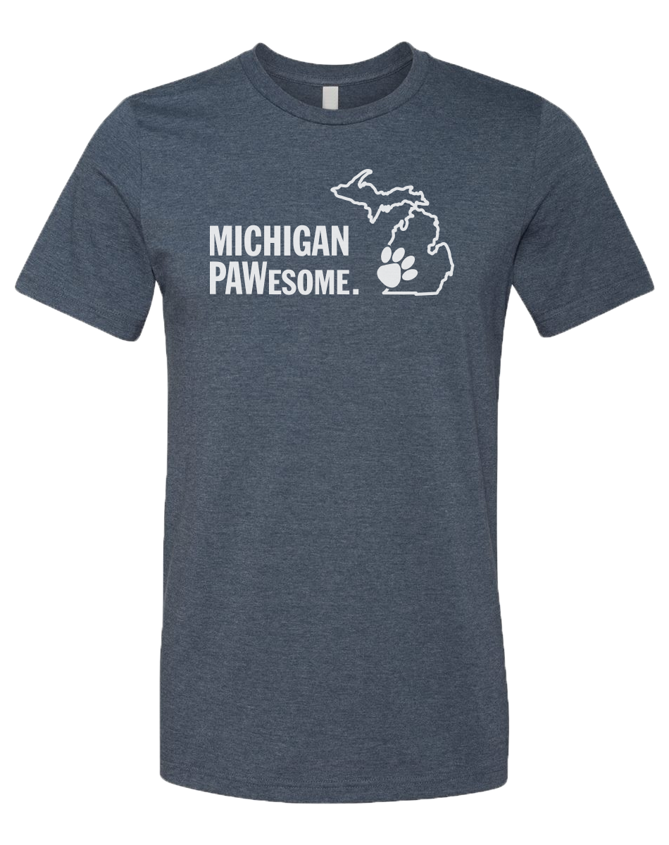 Michigan PAWesome Unisex T-Shirt