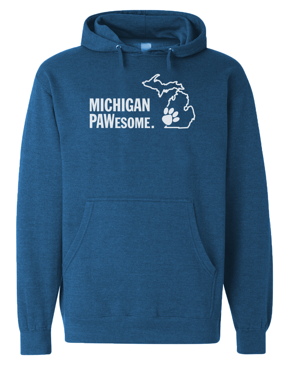 Michigan PAWesome Hoodie