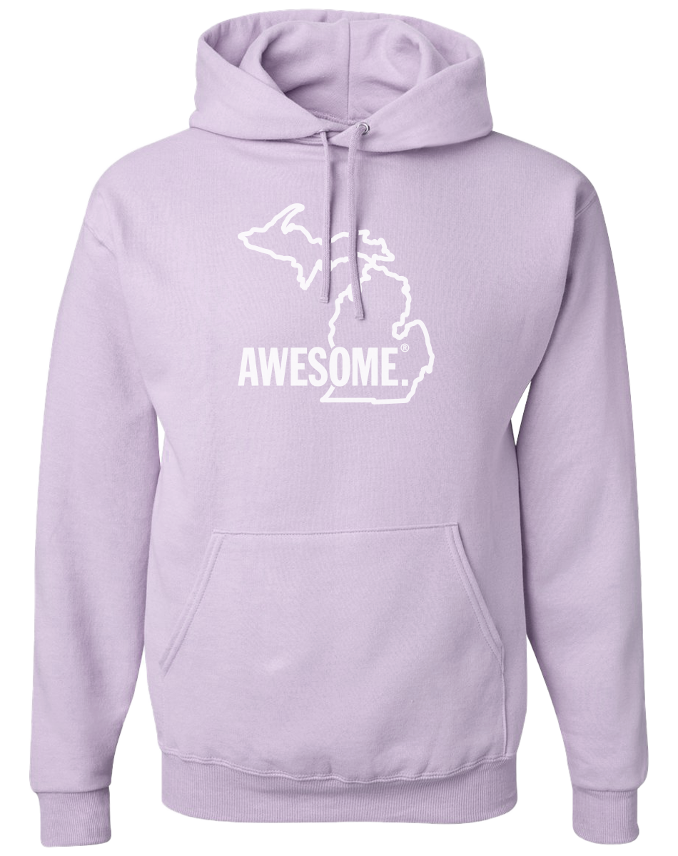 Michigan Awesome State Outline Hoodie