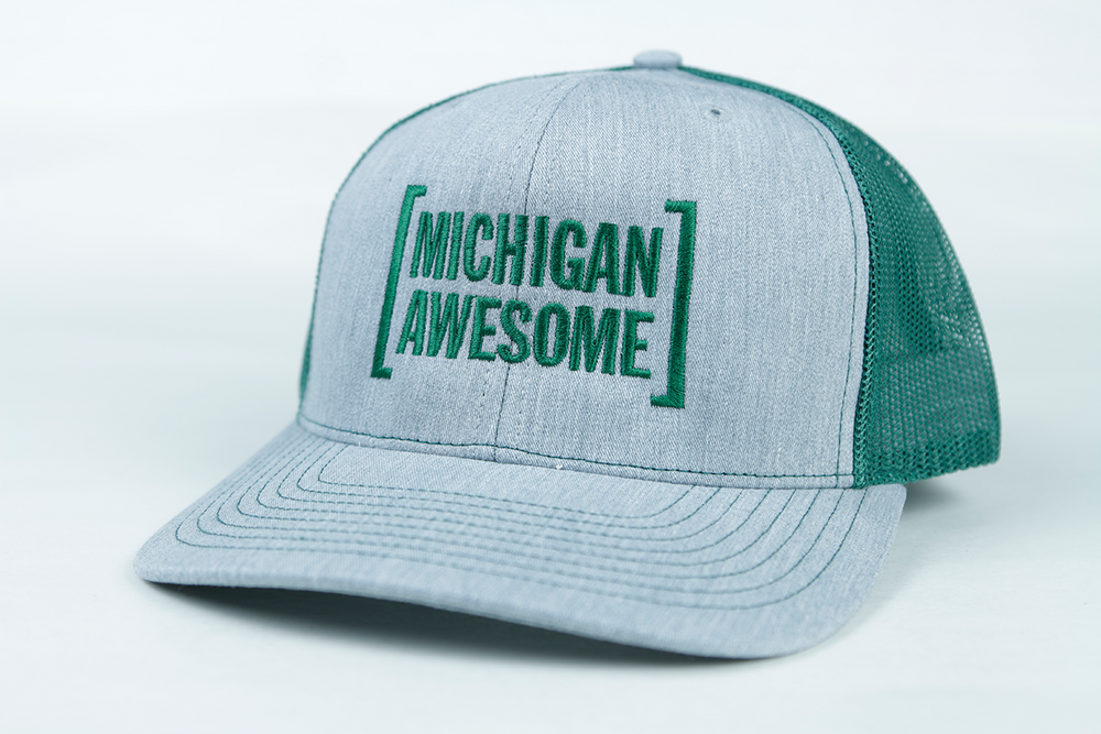 Michigan Awesome Brackets Trucker Hat (CLOSEOUT)