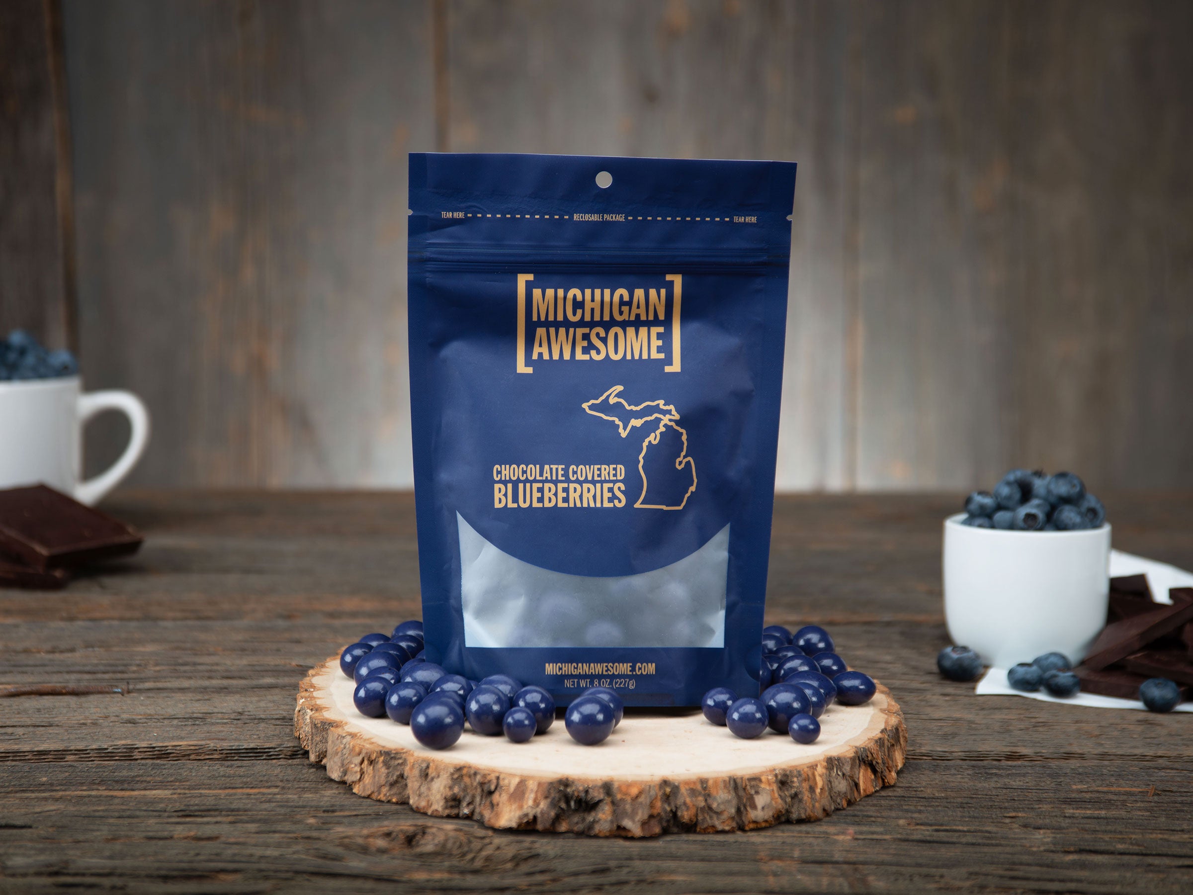 Michigan Milk Chocolate Blueberries | Made In Michigan – Michigan