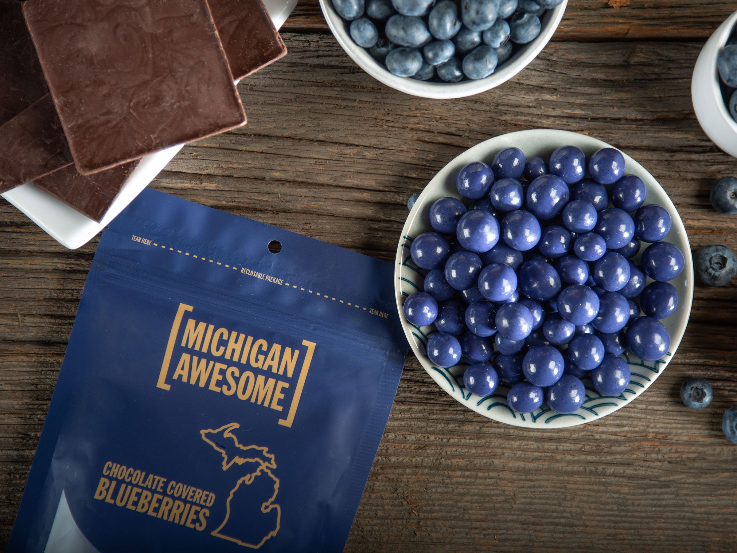 Milk Chocolate Blueberries