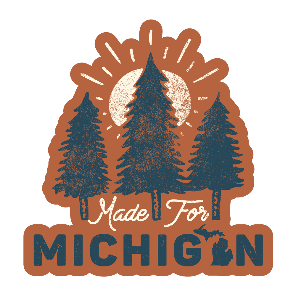Made for Michigan Die-Cut Sticker