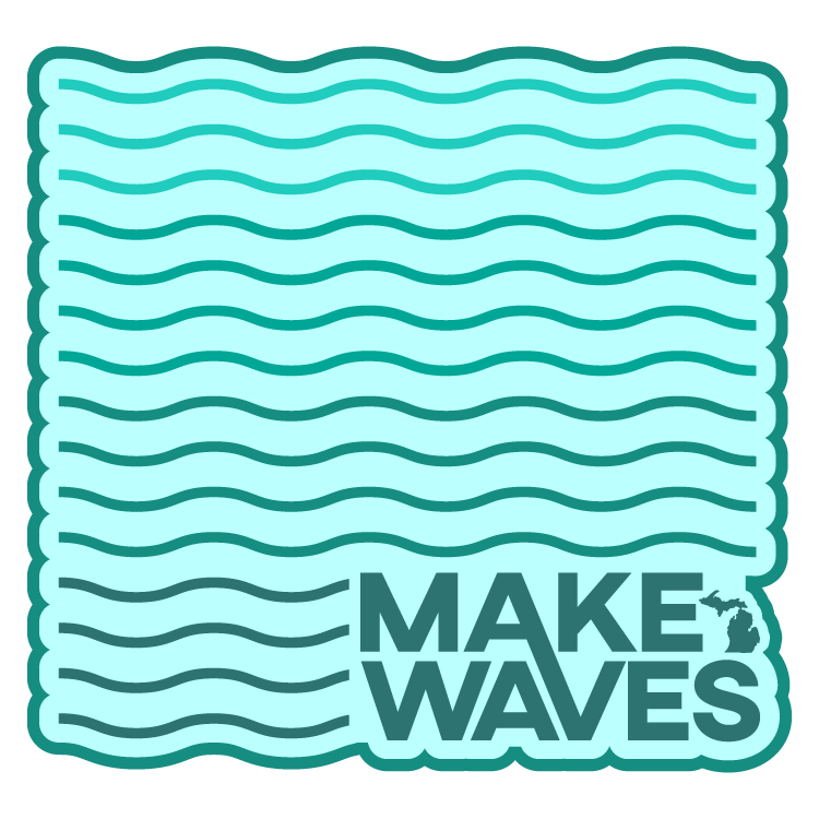 Make Waves Die-Cut Vinyl Sticker