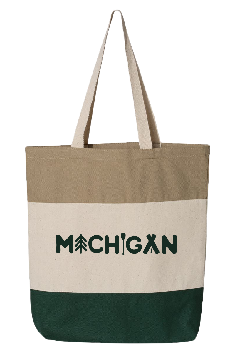 Michigan Outdoors Tote Bag