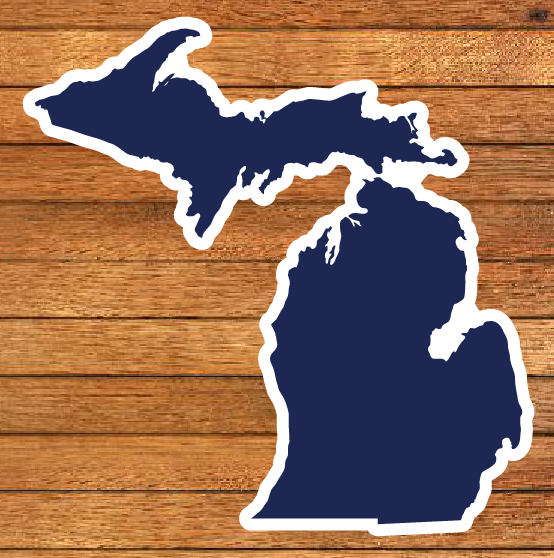 Michigan Die-Cut Sticker (CLOSEOUT)