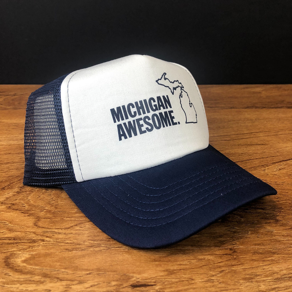 Michigan Awesome Foam Trucker Hat (CLOSEOUT)