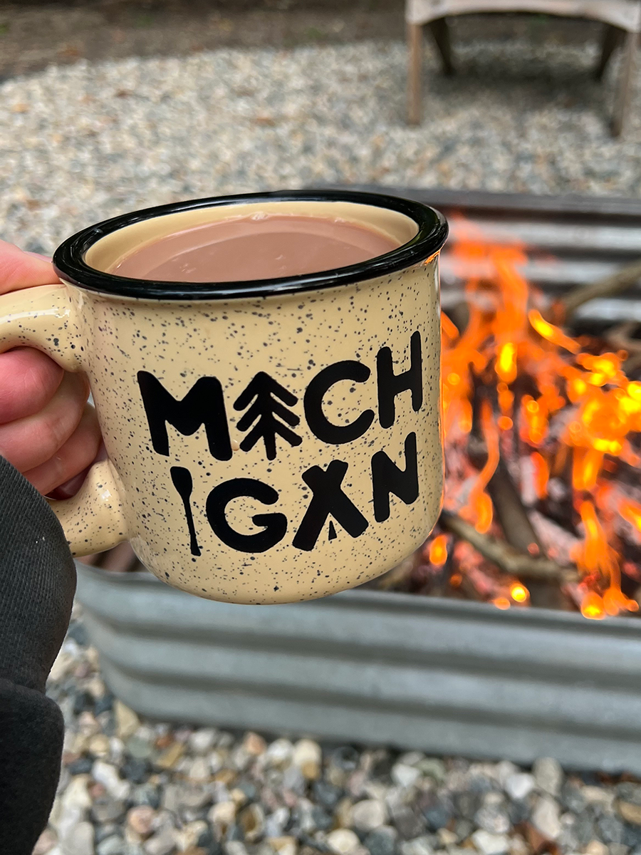 Michigan Outdoors Campfire Mug