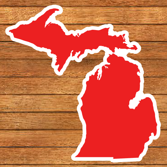 Michigan Die-Cut Sticker