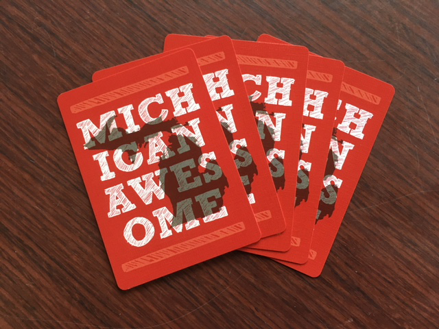 Michigan Awesome Playing Cards