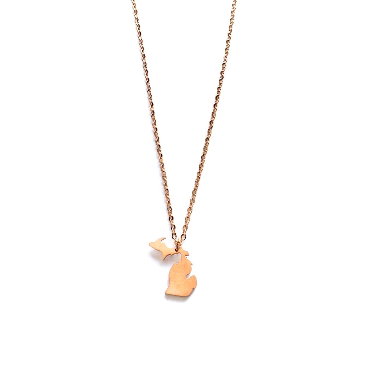 Mini Michigan Necklace