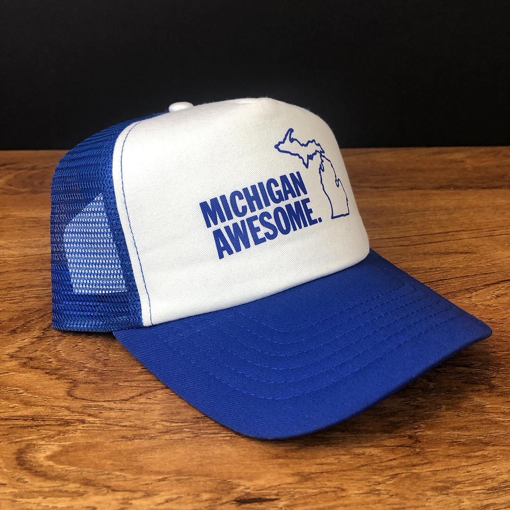 Michigan Awesome Foam Trucker Hat (CLOSEOUT)