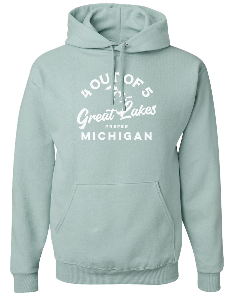 4 Out Of 5 Great Lakes Prefer Michigan Hoodie