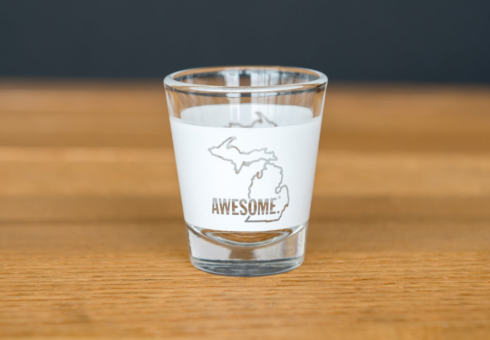 Michigan Awesome Shot Glass