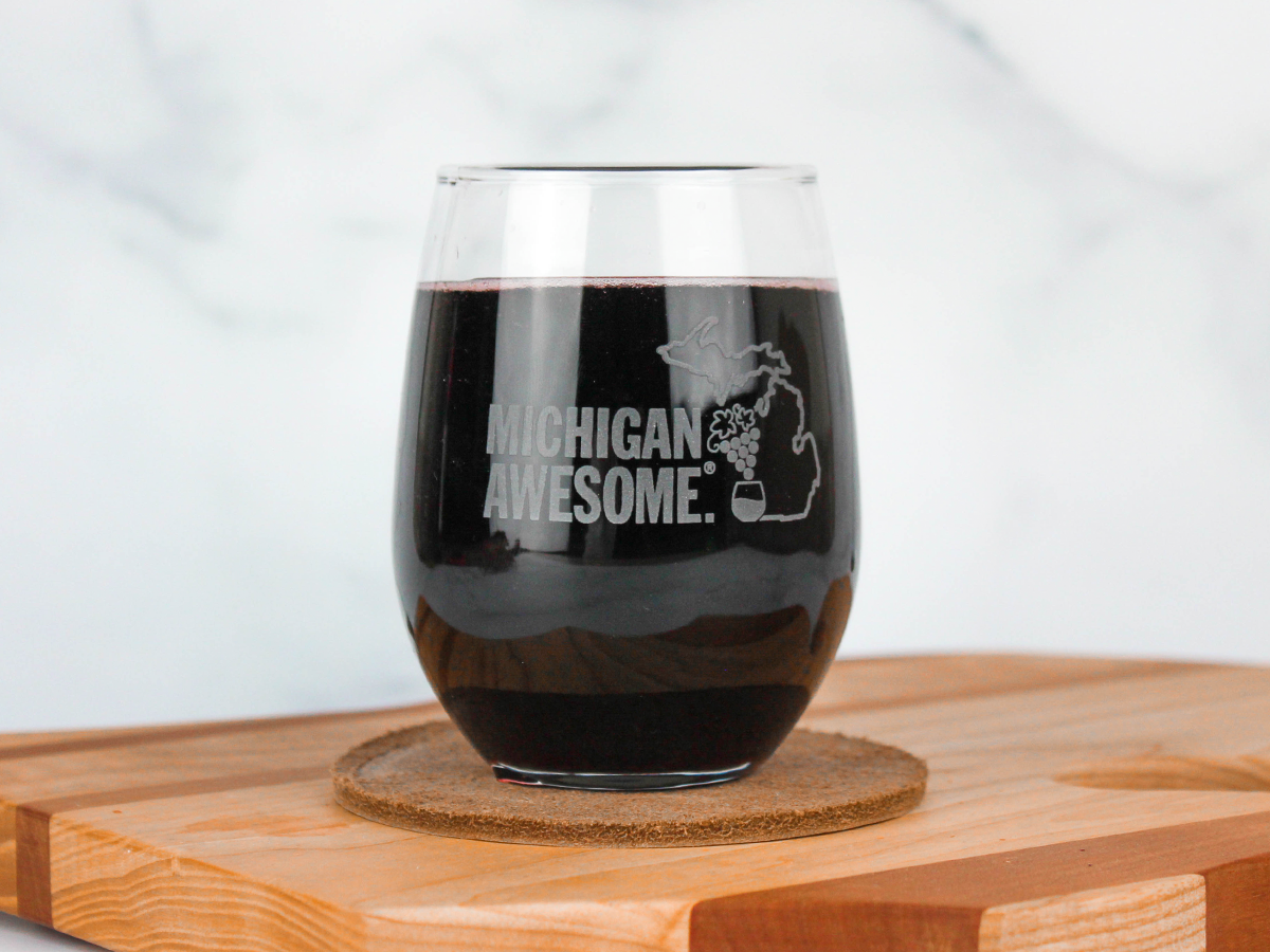 Michigan Awesome Stemless Wine Taster