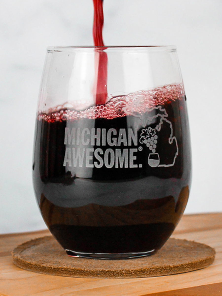 Michigan Awesome Stemless Wine Taster