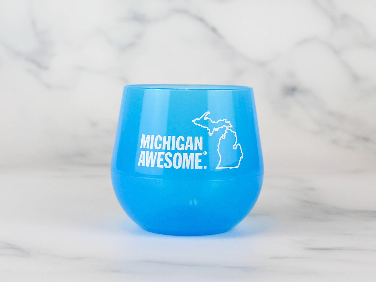 Michigan Awesome Sili Wine Glass