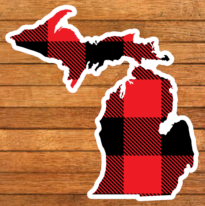 Michigan Patterns Die-Cut Sticker (CLOSEOUT)
