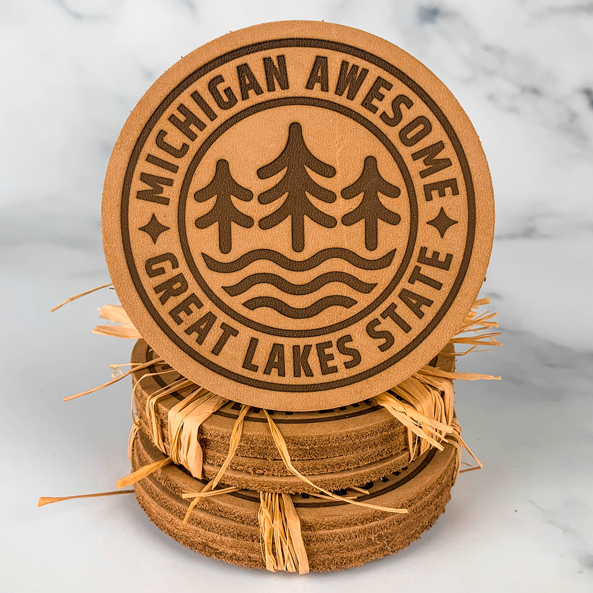 Great Lakes Icon Coasters - Set of 4