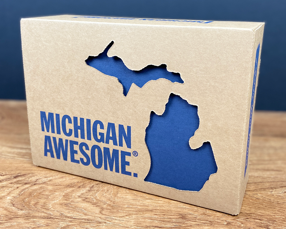 Custom Michigan Awesome Gift Box