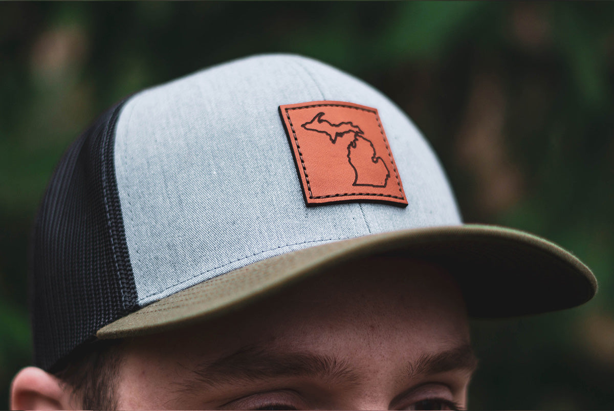 Leather Patch Trucker Hat