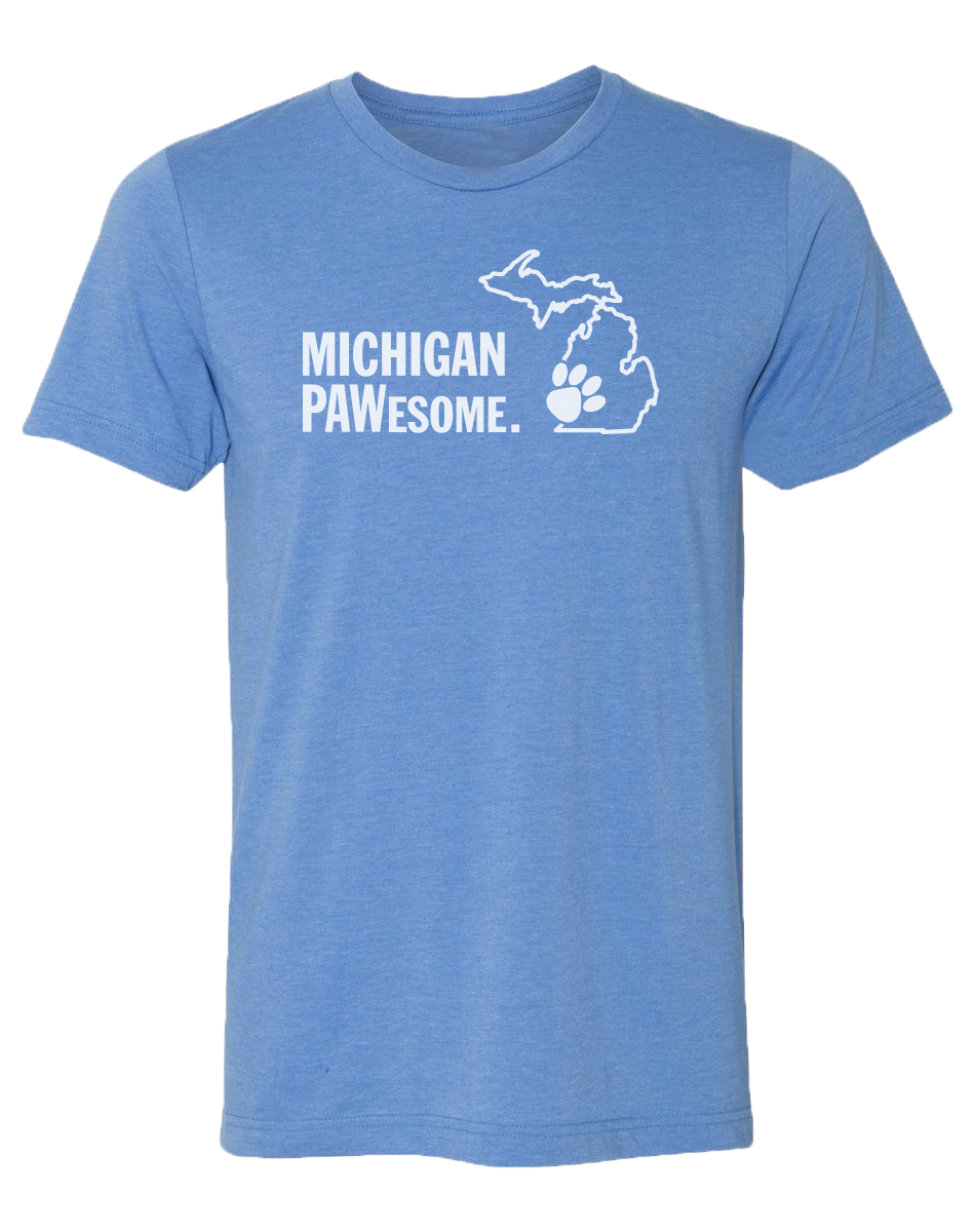 Michigan PAWesome Unisex T-Shirt