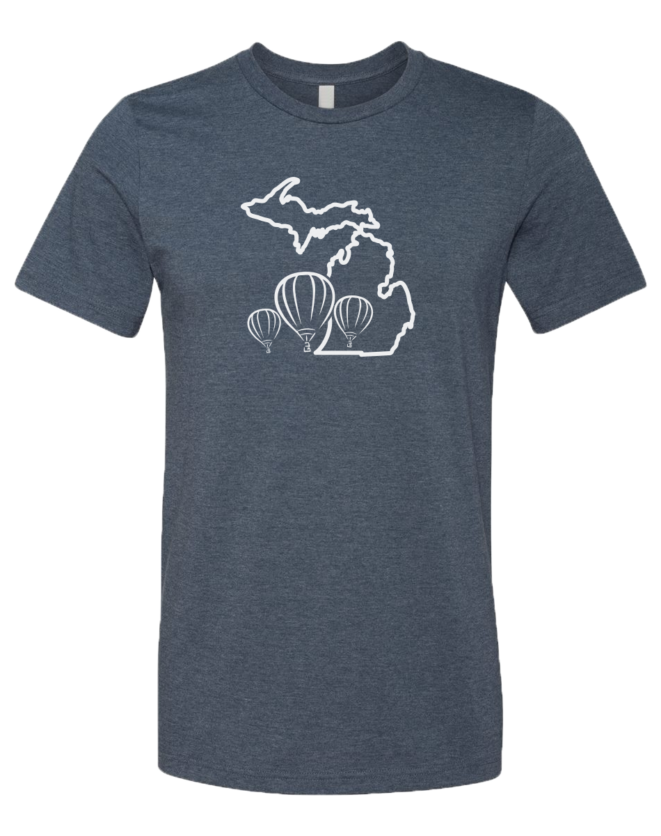 Hot Air Balloon Michigan Unisex T-Shirt