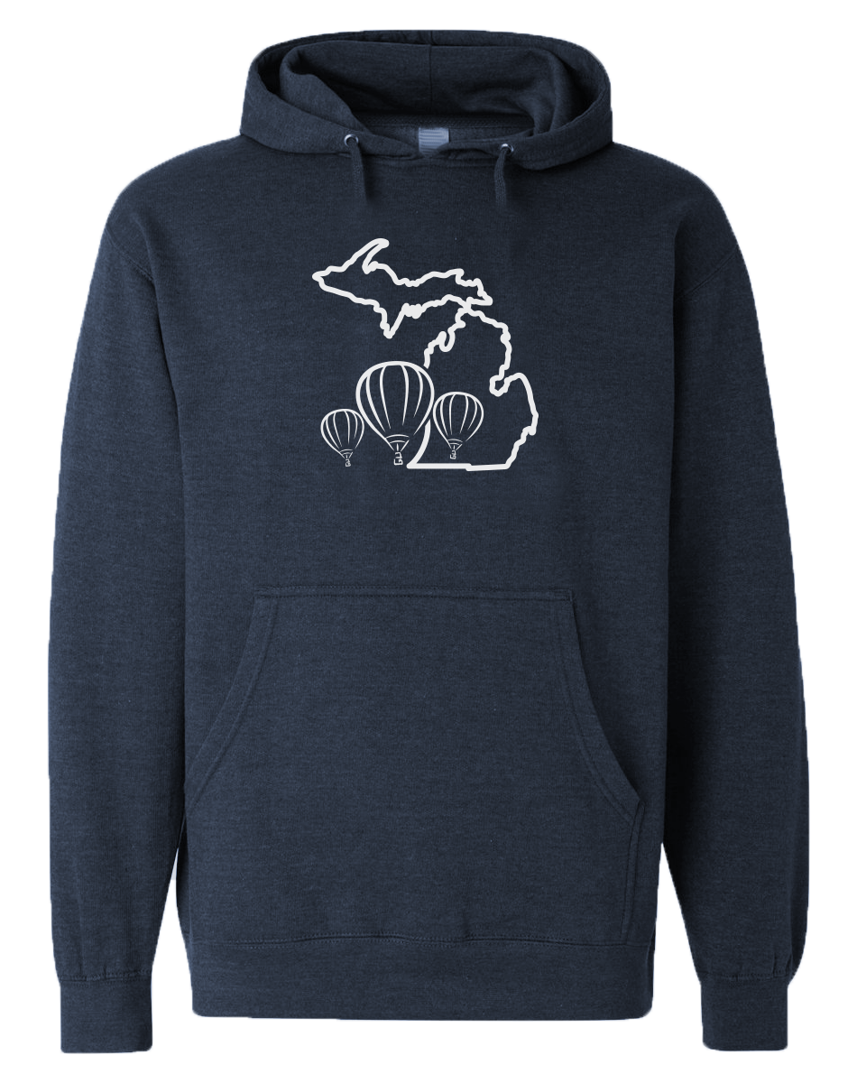 Hot Air Balloon Michigan Hoodie