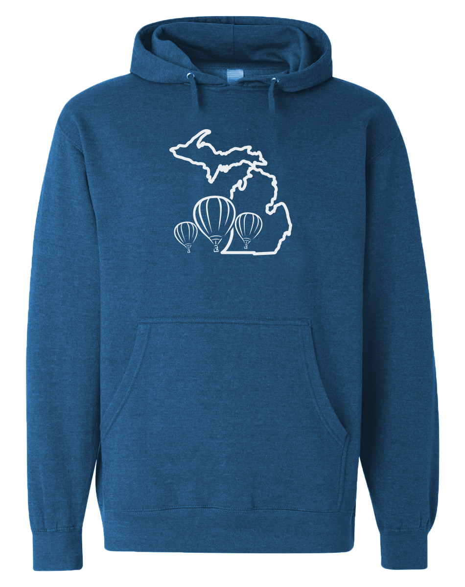 Hot Air Balloon Michigan Hoodie