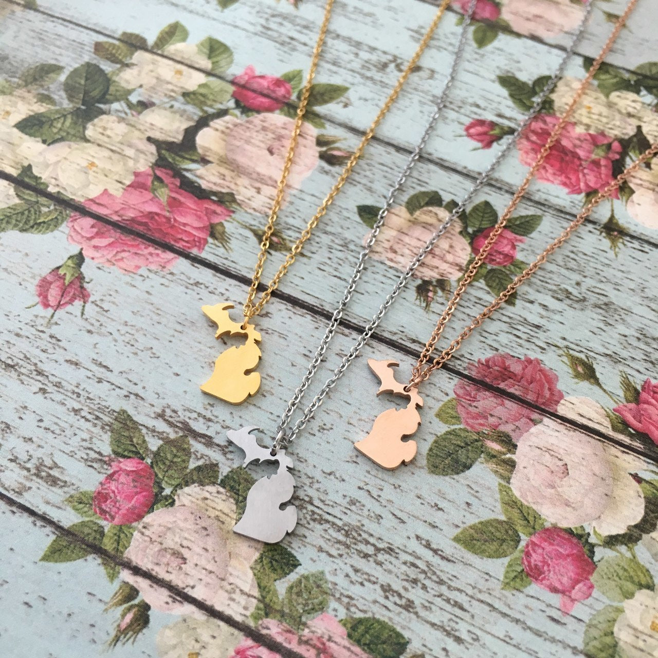 Mini Michigan Necklace
