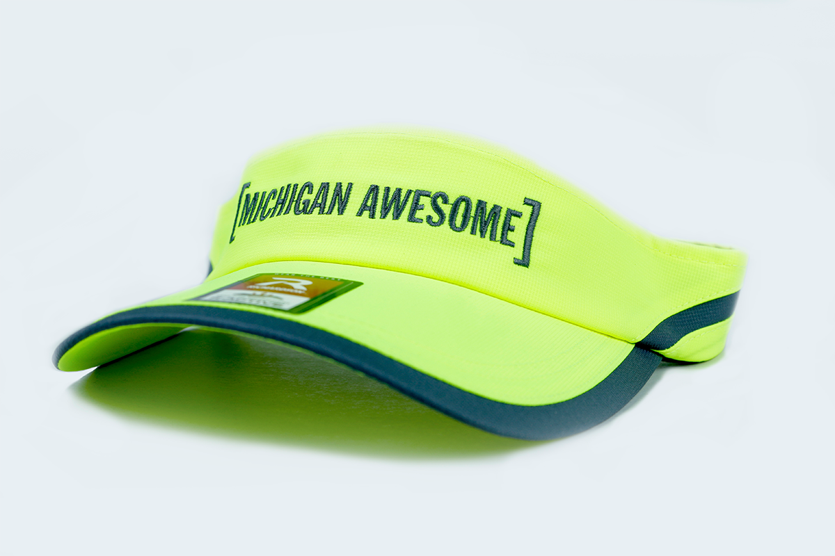 Michigan Awesome Performance Visor (CLOSEOUT)