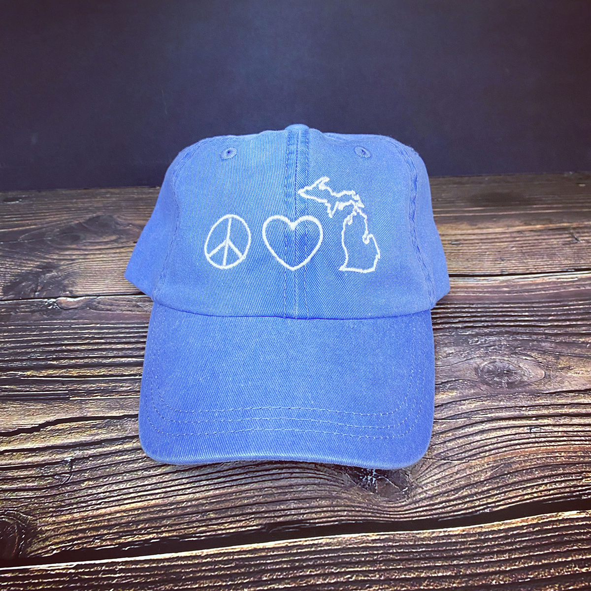 Peace Love Michigan Hat