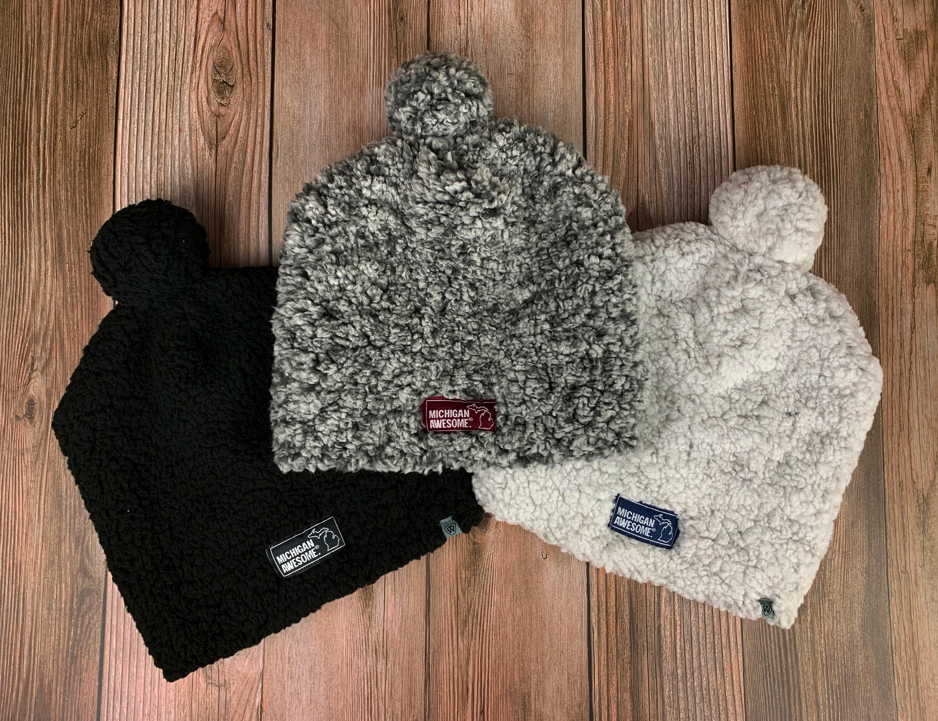 Sherpa Pom Beanie