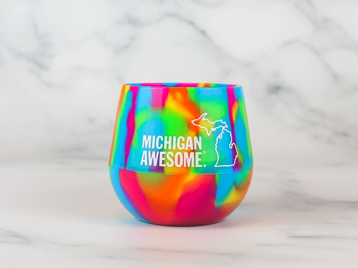 Michigan Awesome Sili Wine Glass