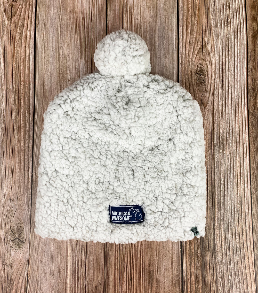 Sherpa Pom Beanie